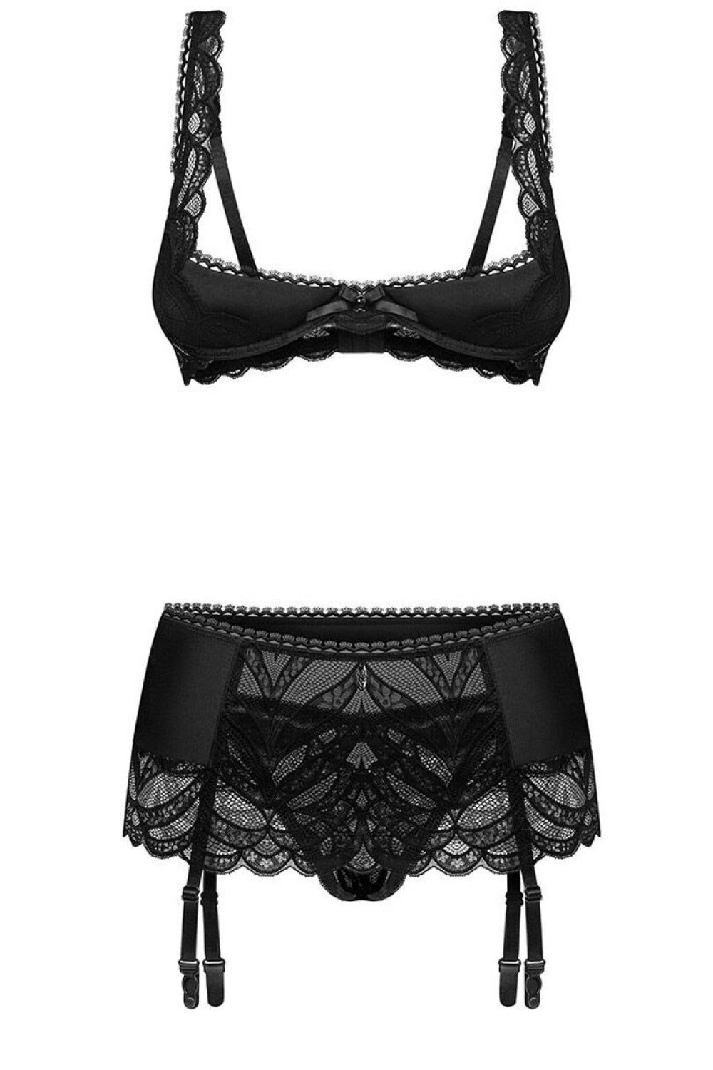 Ensemble lingerie femme Obsessive L Ensemble Sexy — noir