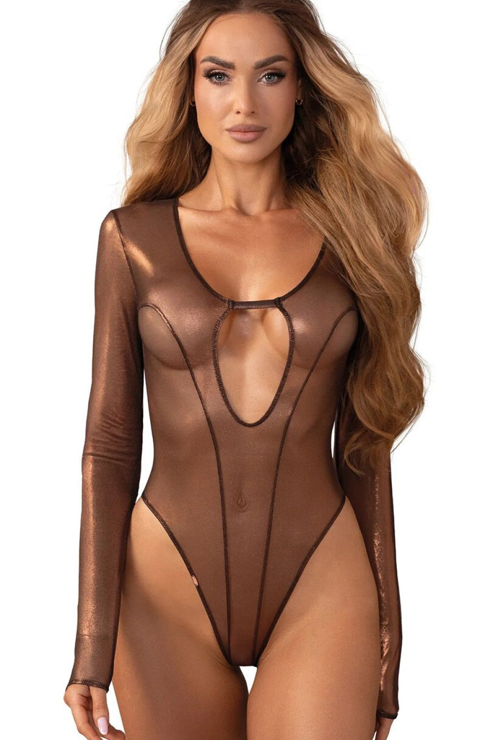 Corset femme Obsessive — brun