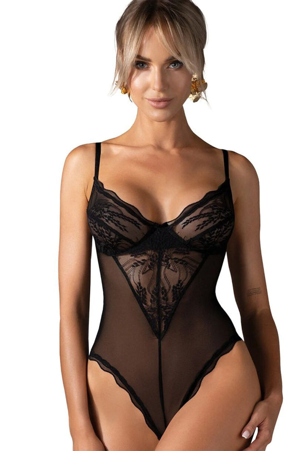 Corset femme Obsessive — noir