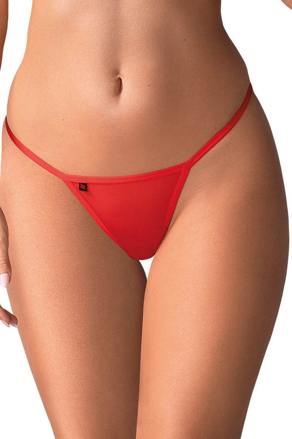 String femme Obsessive Strings Strings — rouge