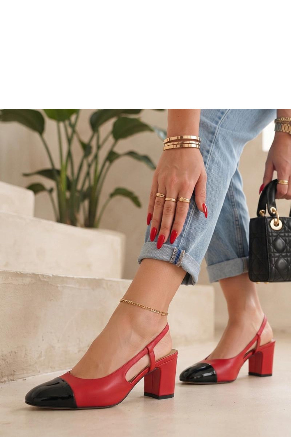Chaussures à talons femme Solea — rouge