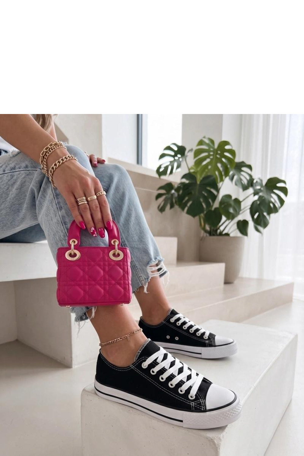 Baskets femme Solea — noir
