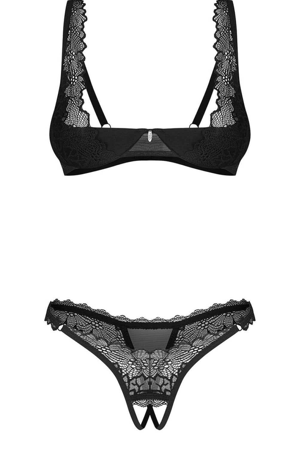 Ensemble lingerie femme Obsessive L Ensemble Sexy — noir