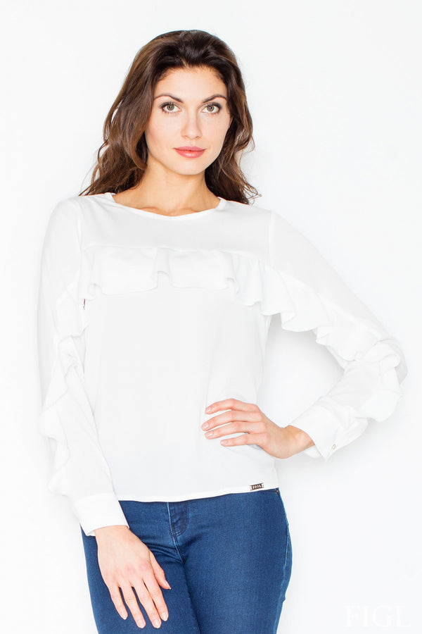 Blouse femme Figl Chemisier Chemisier — beige