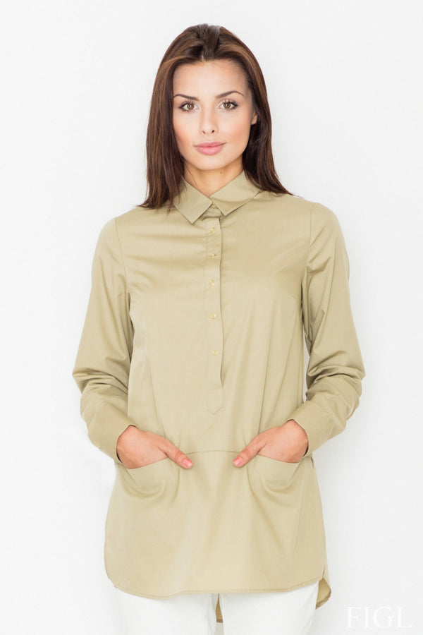 Blouse femme Figl Chemisier Chemisier — vert