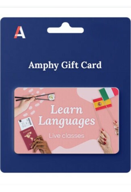 Languages Online - Live Classes Gift Card 10 EUR - Amphy Key
