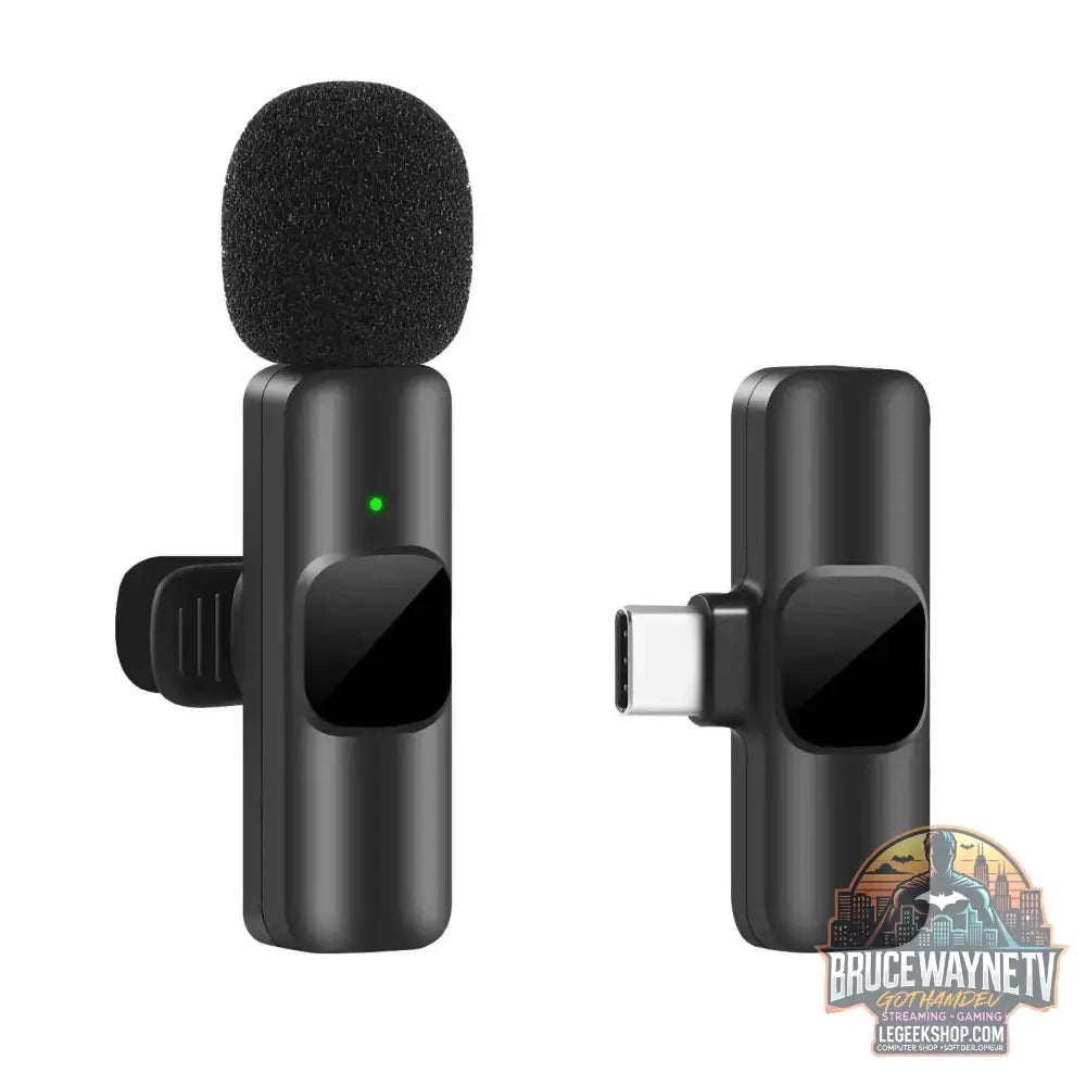 🎮 Microphone Lavalier Sans Fil Mini - Enregistrement Audio-vidéo 🎮 - Legeekshop