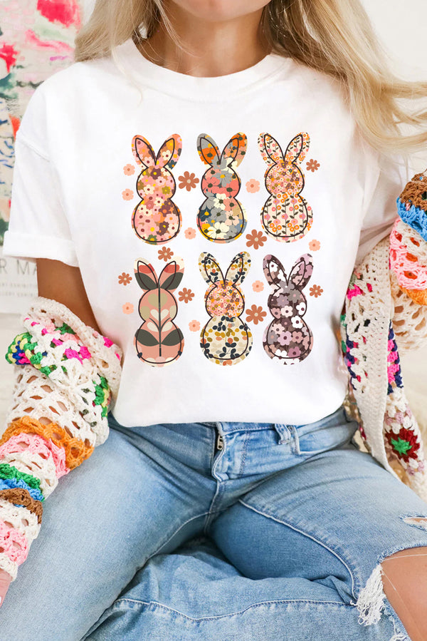 T-shirt femme floral