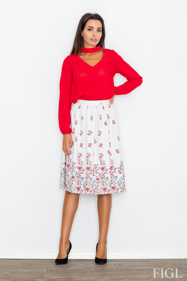 Jupe femme Figl — blanc