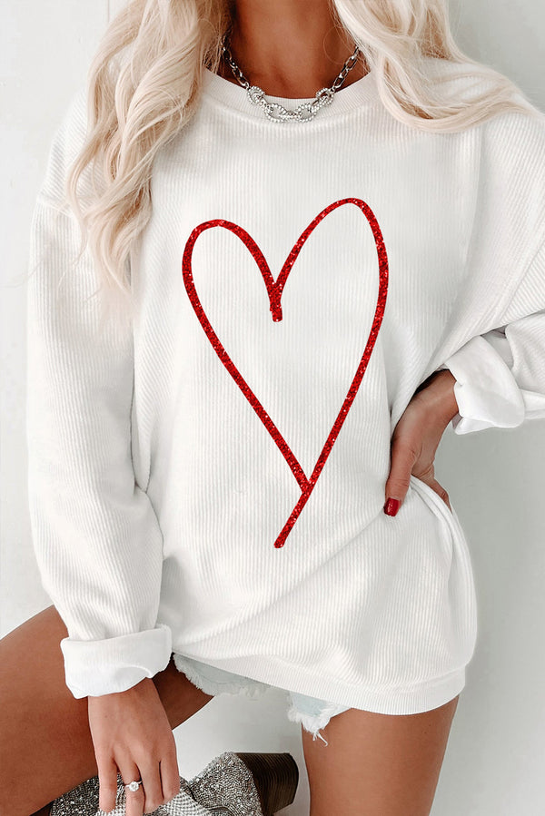 Sweat femme — blanc