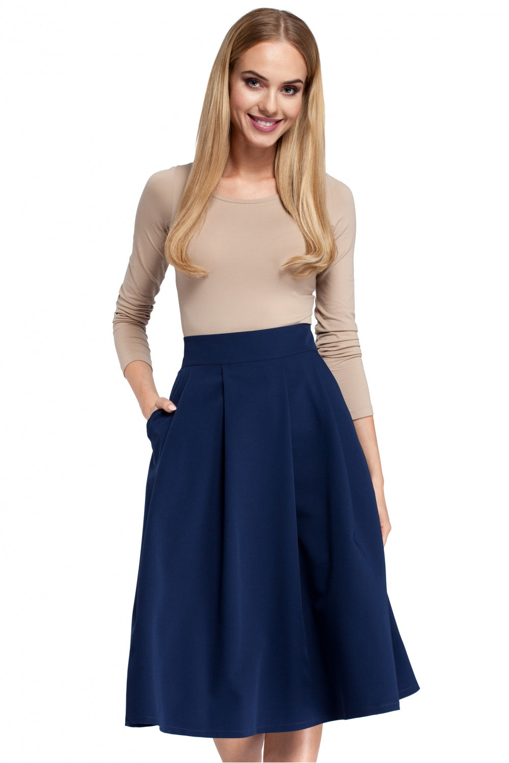 Jupe femme Moe — bleu marine