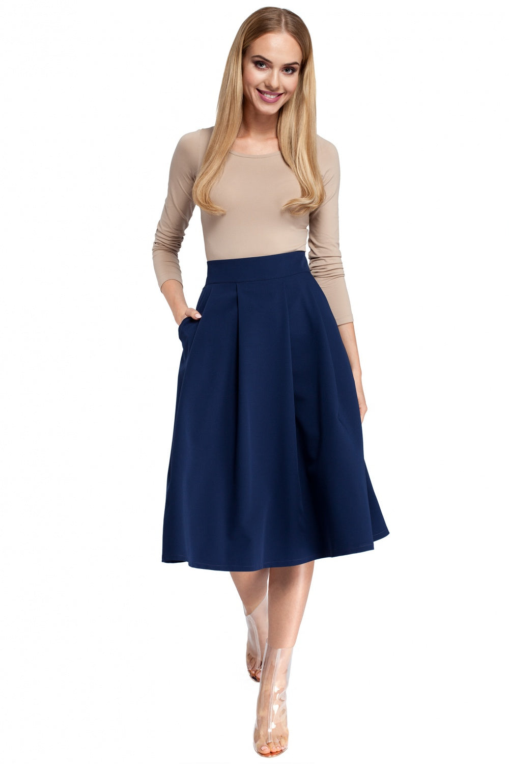 Jupe femme Moe — bleu marine