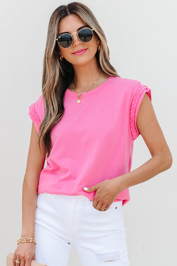 T-shirt femme col rond