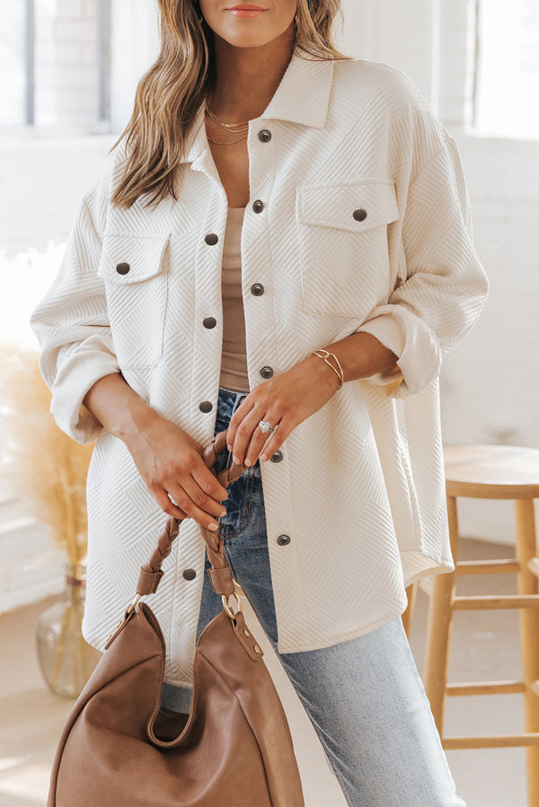 Pièce mode femme boutonnée, poches, uni