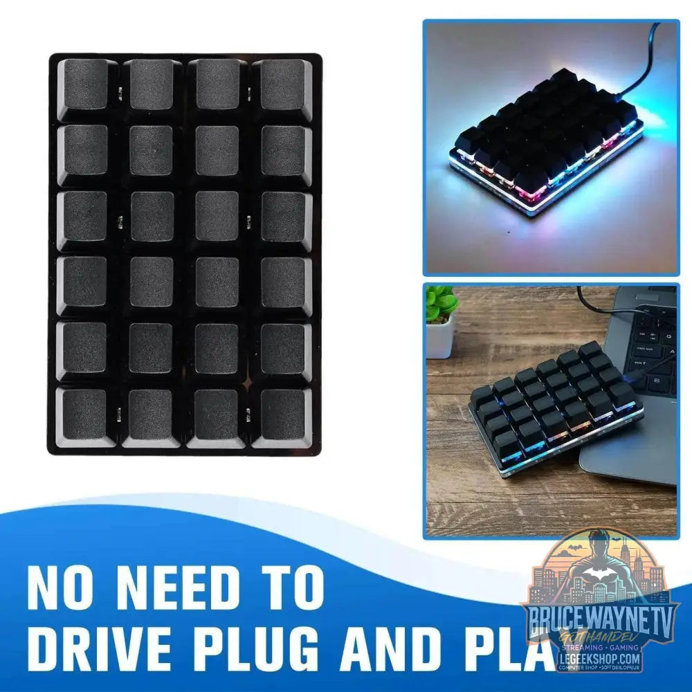 🎮 Mini Clavier Mécanique Programmable SayoDevice – USB | 2 à 24 Touches Macro - Legeekshop