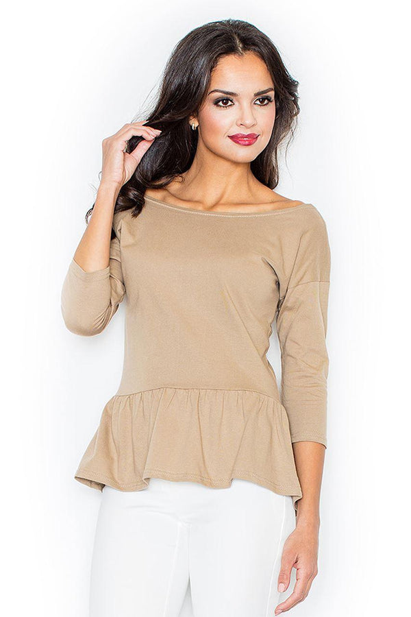 Blouse femme Figl Chemisier Chemisier — beige