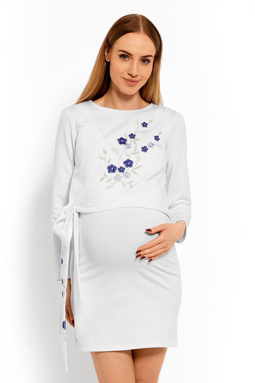 Robe femme PeeKaBoo De Grossesse De — blanc