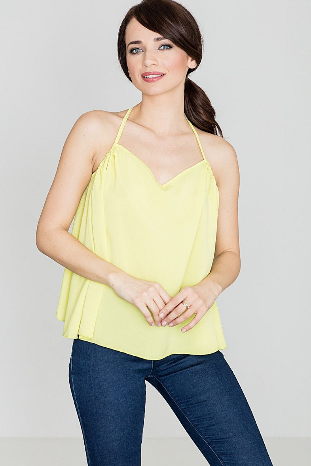 Blouse femme Lenitif Chemisier Chemisier — jaune