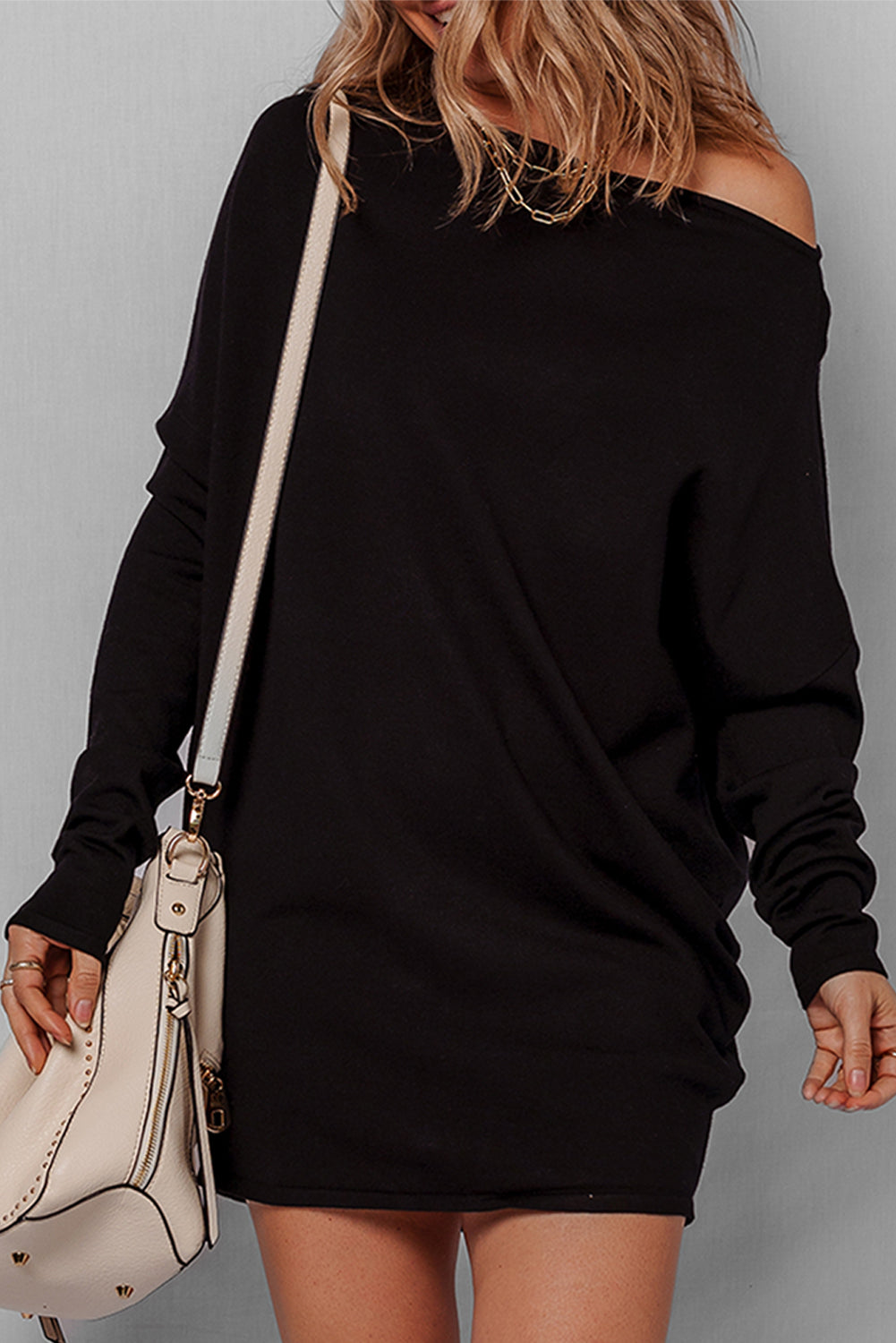Robe femme mini — noir
