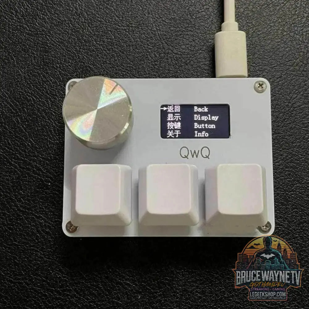🎮 Mini Clavier Mécanique SayoDevice OSU O3C – Switchs Magnétiques Roses | Écran IPS & Ultra-Vitesse - Legeekshop