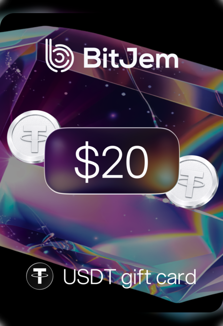 BitJem Crypto Gift Card USDT 20 USD - BitJem Key