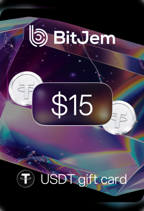 BitJem Crypto Gift Card USDT 15 USD - BitJem Key