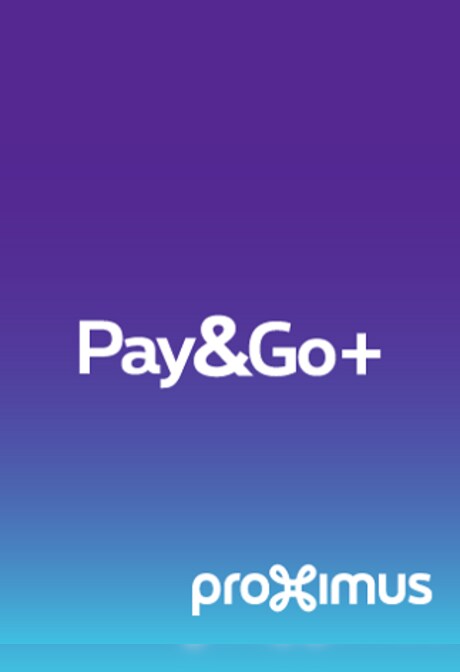 Proximus Pay&Go+ Prepaid Card 50 EUR - Proximus Key - BELGIUM
