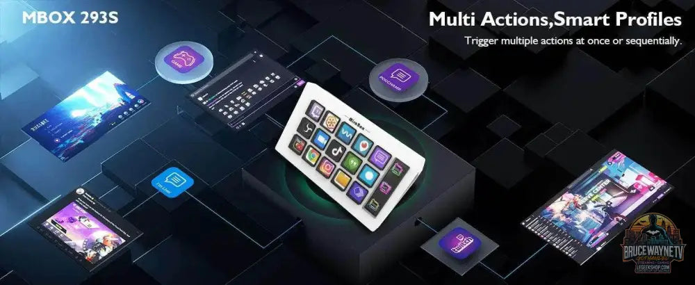 🎛️ Stream Deck Mini – Clavier Visuel 15 Touches LCD Personnalisables | Win / macOS - Legeekshop