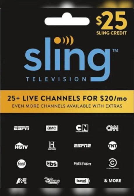 Sling TV Gift Card 25 USD - Key - UNITED STATES