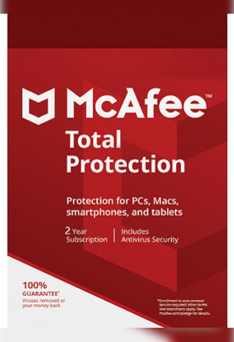 McAfee Total Protection (Multidevice) (5 Devices, 1 Year) - McAfee Key - LATAM