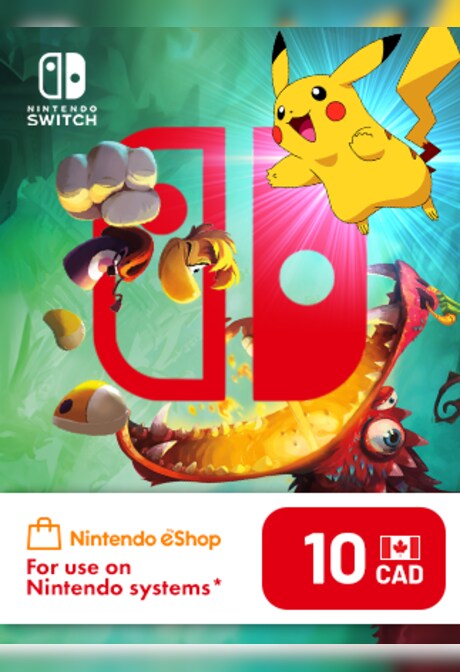Nintendo eShop Card 10 CAD - Nintendo eShop Key - CANADA