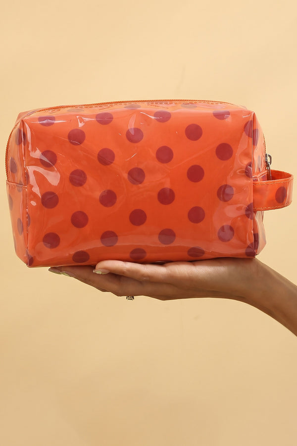 Pièce mode femme pois — orange