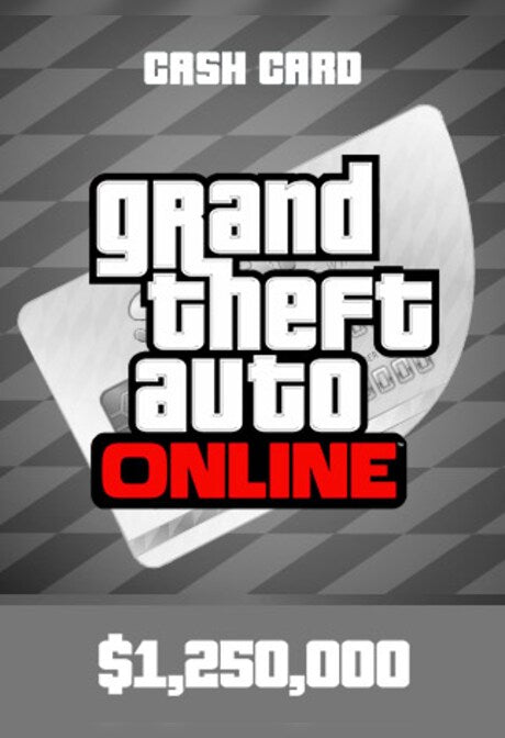 Grand Theft Auto Online: Great White Shark Cash Card Rockstar 1250000 PC Rockstar Key GLOBAL