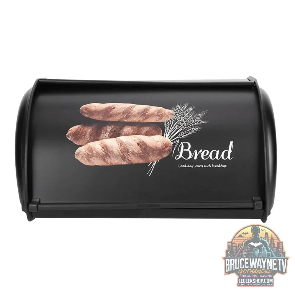 🥖 Boîte de rangement en acier inoxydable – Grand conteneur cuisine avec ouverture coulissante - Legeekshop