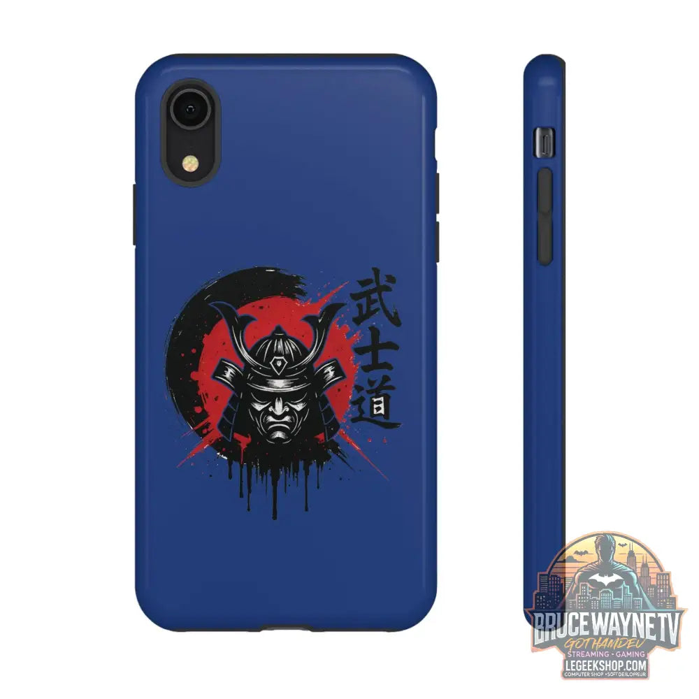 📱 samurai phone case Bleue foncé – coque renforcée iPhone 📱 - Legeekshop