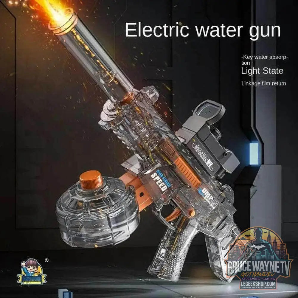 🔫 Pistolet à Eau Électrique Puissant – Aspiration Auto & Fun Illimité 🔫 - Legeekshop