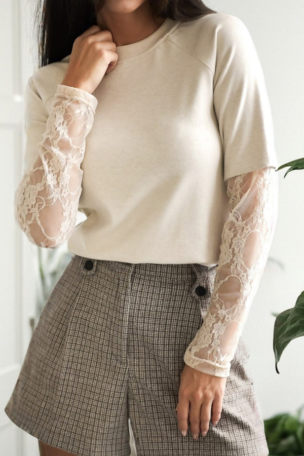 T-shirt femme patchwork