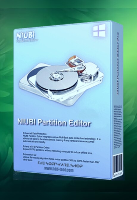 NIUBI Partition Editor | Professional Edition (PC) (1 Device, Lifetime) - NIUBI Key - GLOBAL