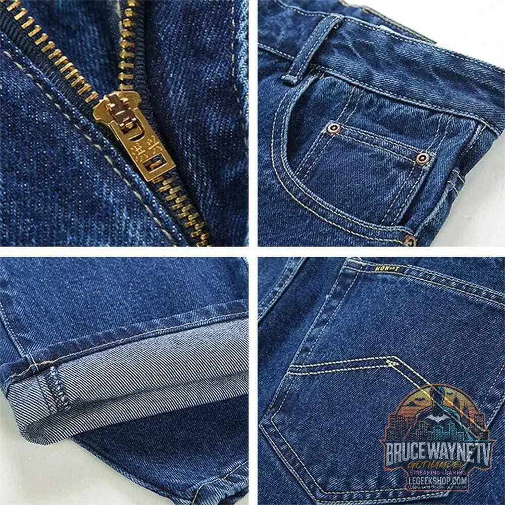 Jean Classique Homme, Pantalon en Denim Coupe Droite, Extensible, Style Business | Mlengnt | Wayne Outfitters - Legeekshop