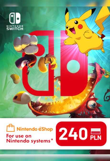 Nintendo eShop Card 240 PLN - Nintendo eShop Key - POLAND