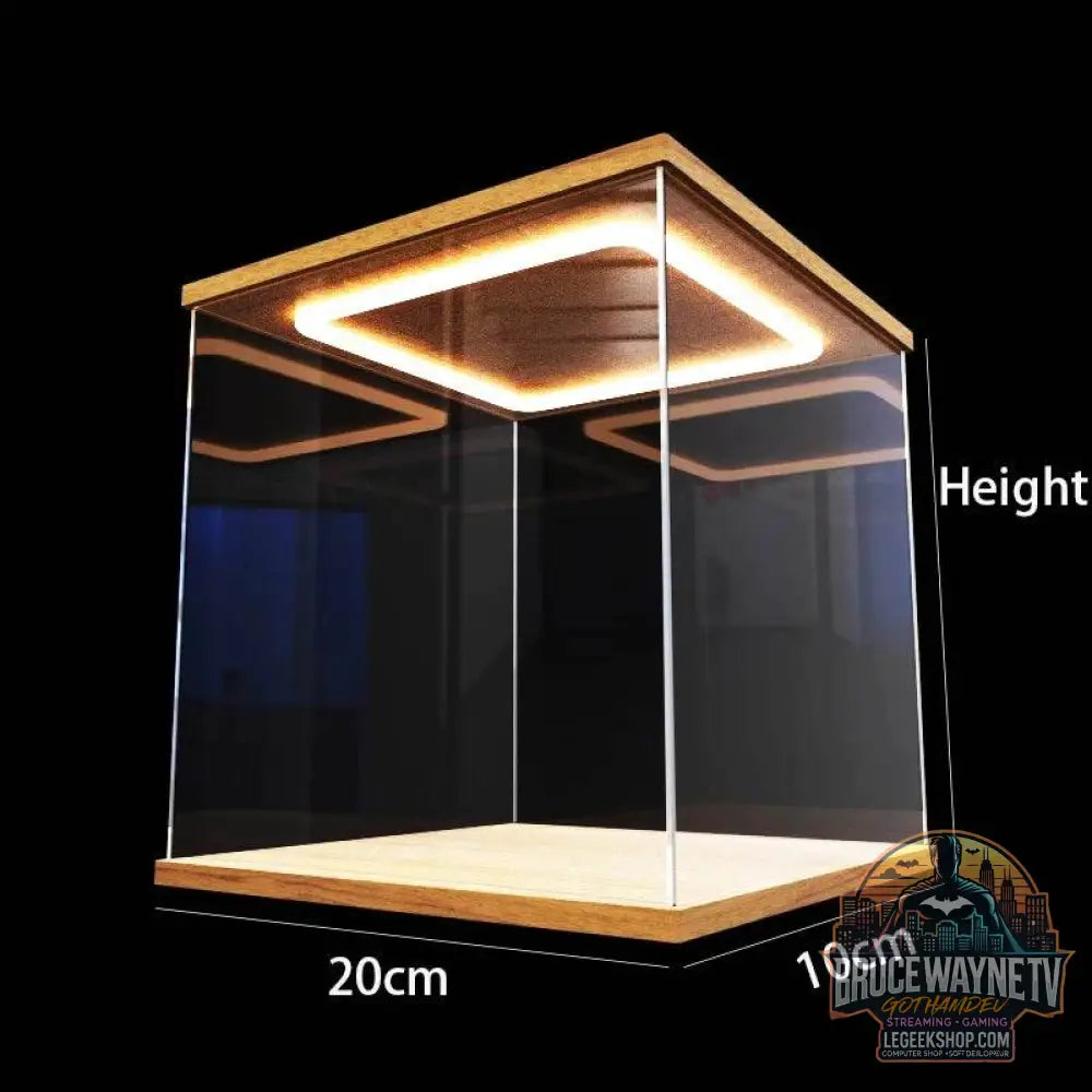 ✨ Présentoir LED Acrylique Transparent | Vitrine Figurines & Modèles - Legeekshop