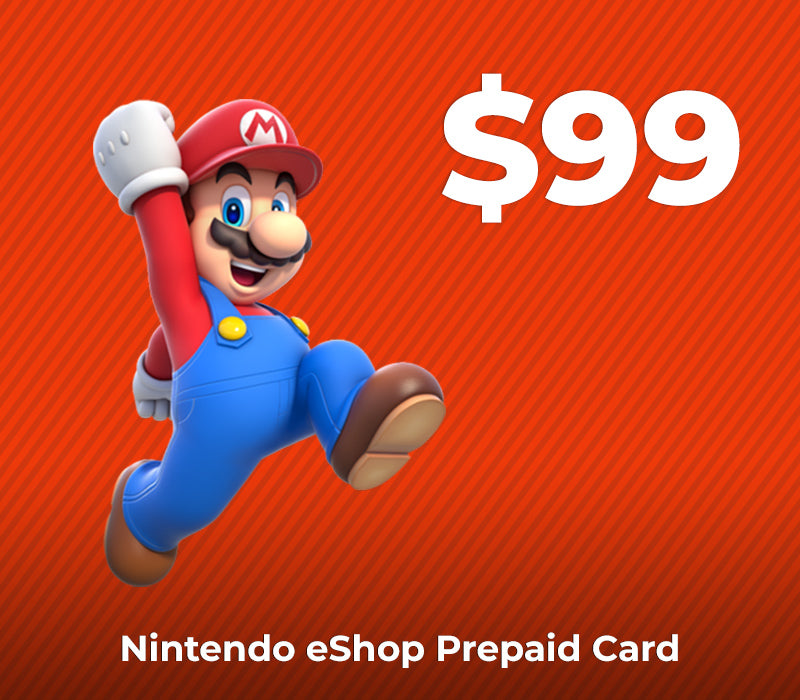 Nintendo eShop Prepaid Card $99 CA