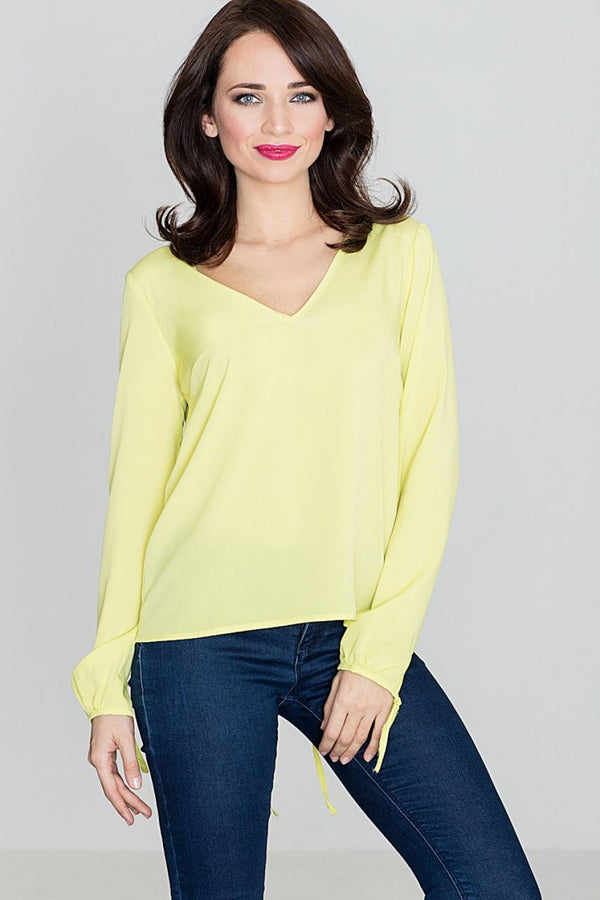 Blouse femme Lenitif Chemisier Chemisier — jaune