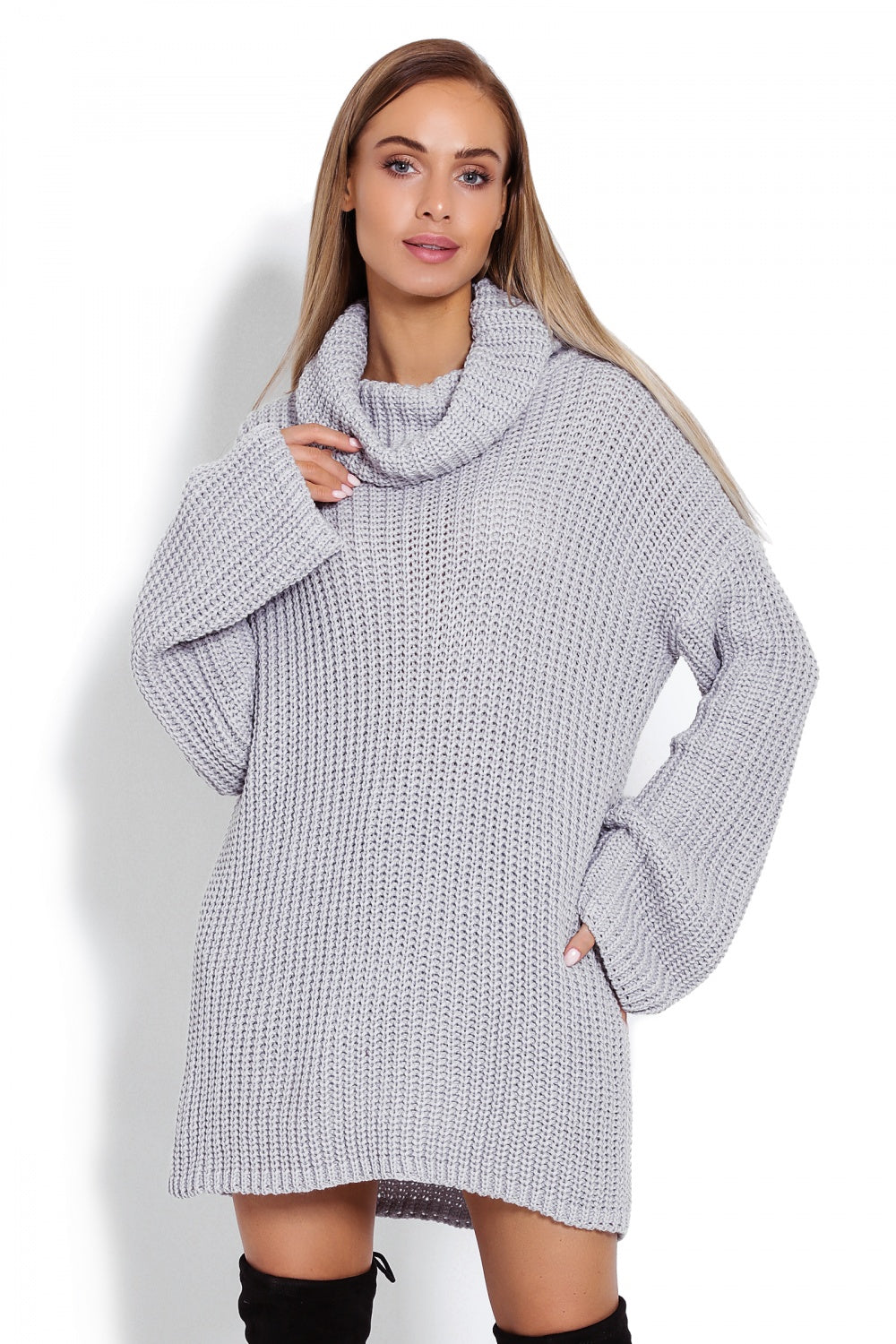 Pull femme PeeKaBoo Chandail Long Chandail — gris