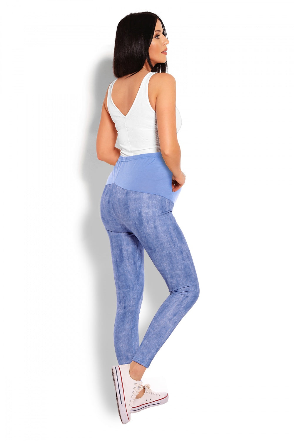 Legging grossese femme PeeKaBoo — bleu