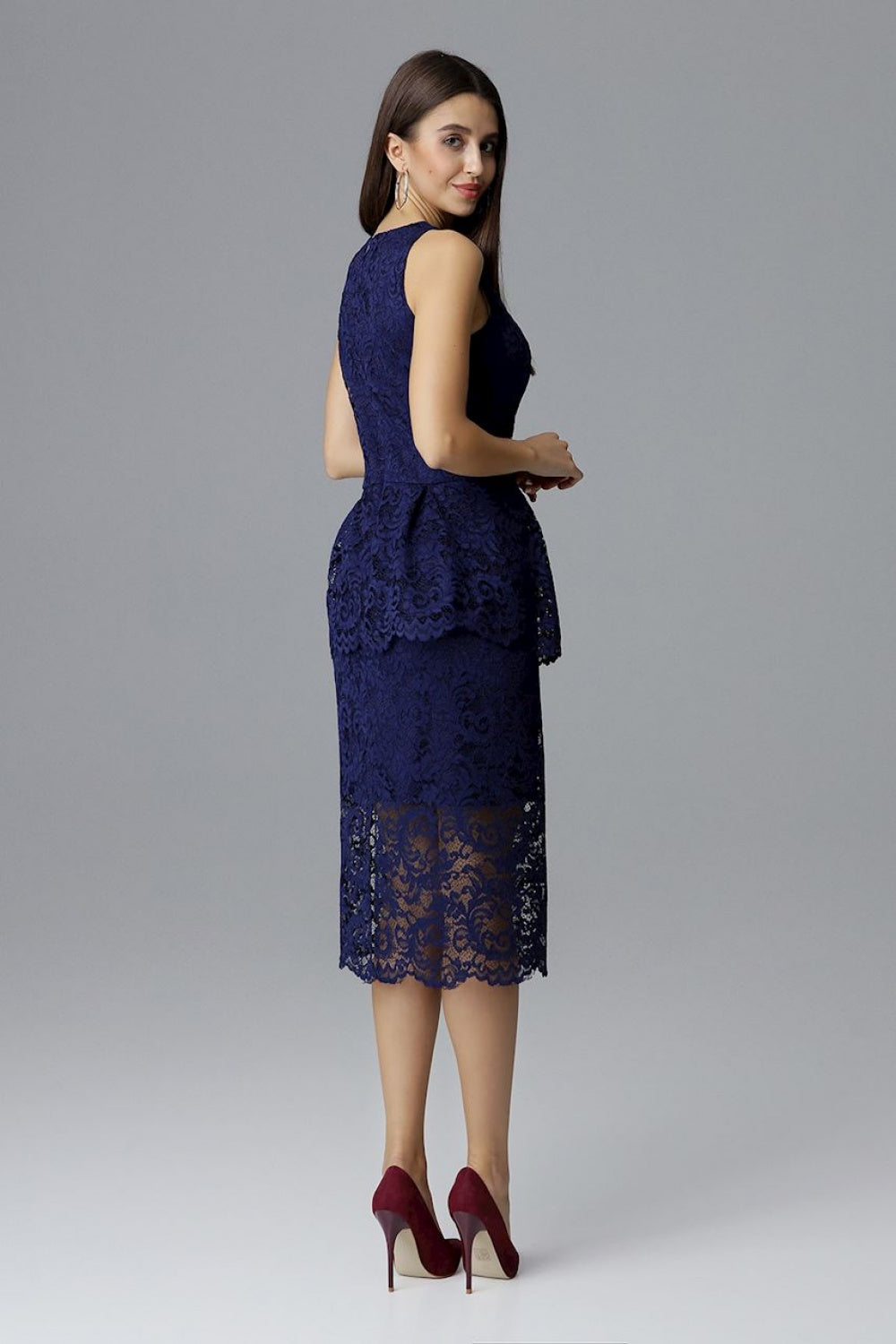 Robe femme Figl De Soirée De — bleu marine