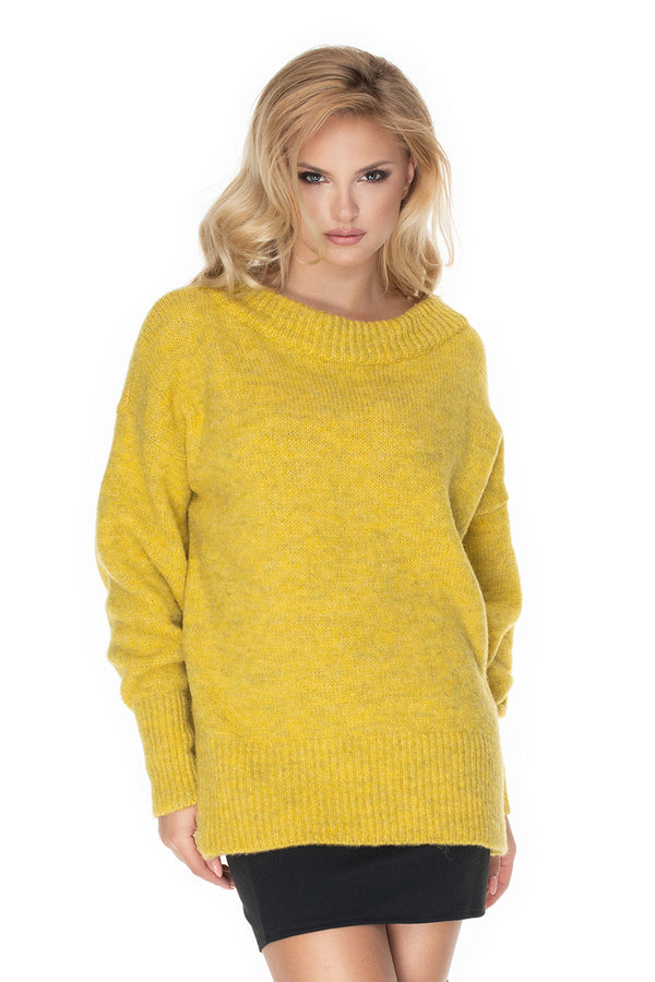 Pull femme PeeKaBoo Chandail Chandail — jaune