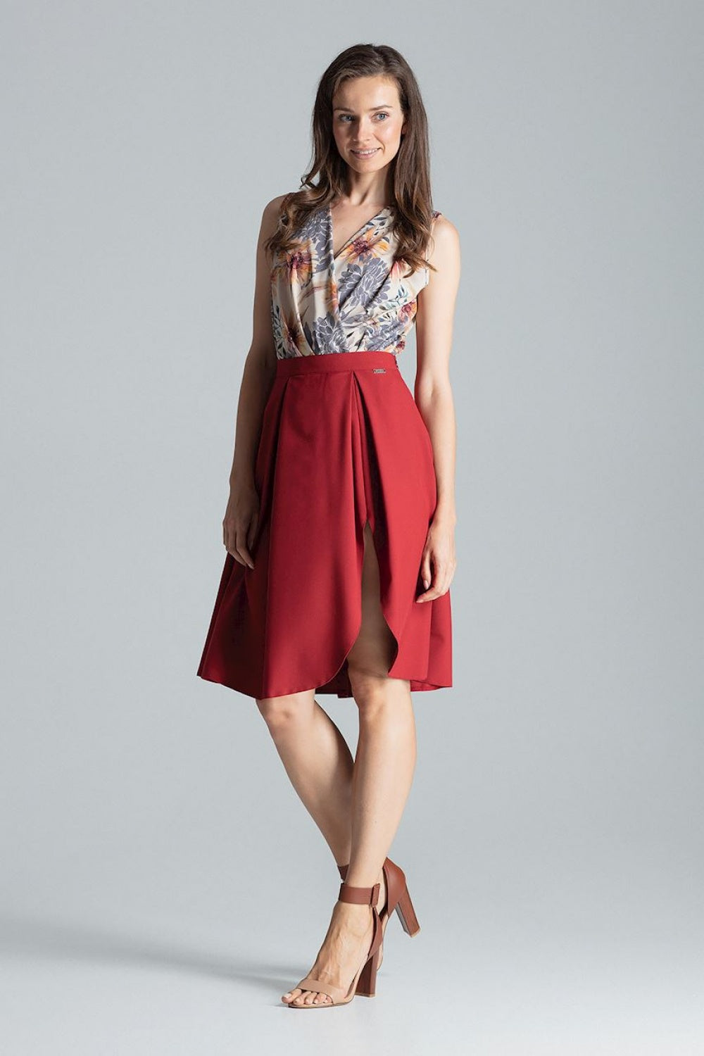 Jupe femme Figl — rouge