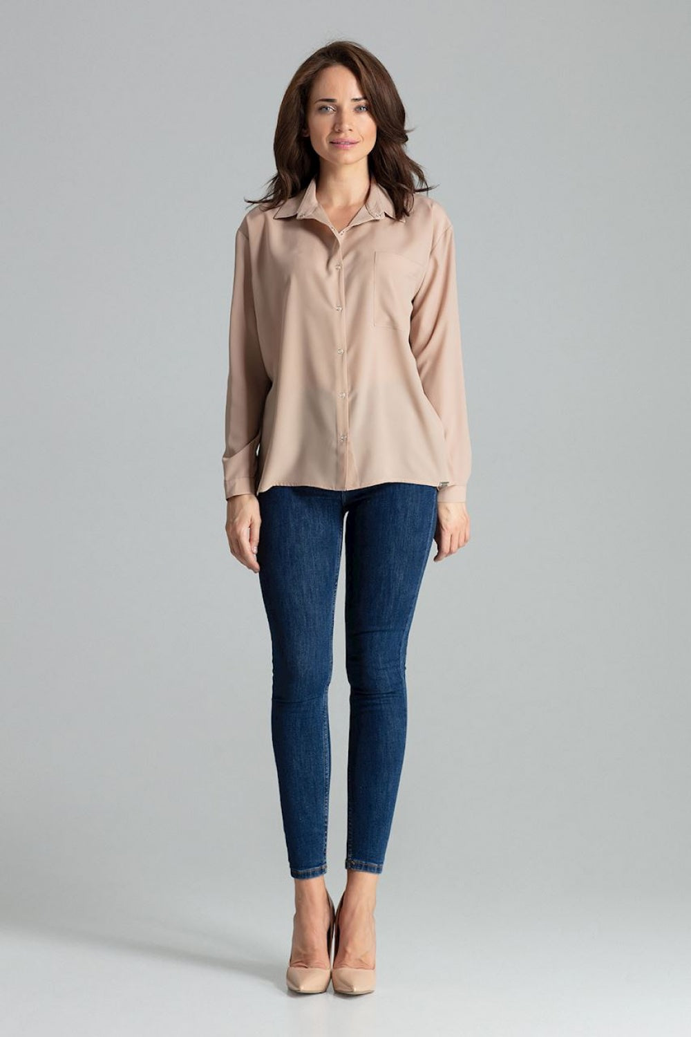 Blouse femme Lenitif — beige