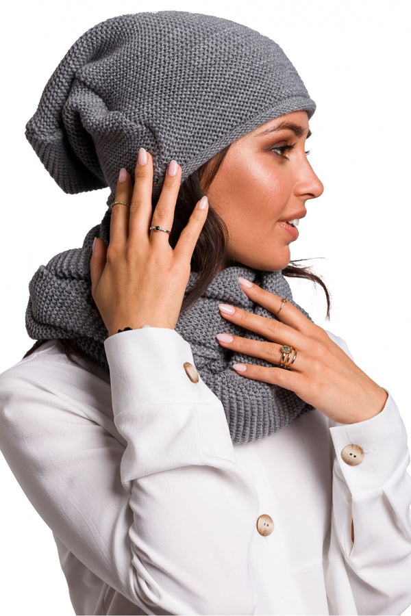 Bonnet femme BE Knit — gris